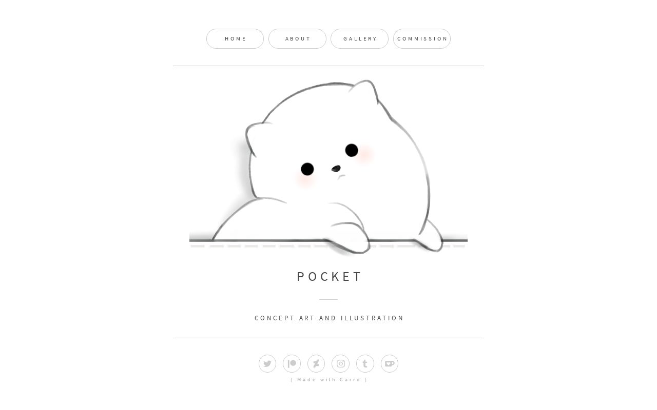 Carrd profile picture for @pocket